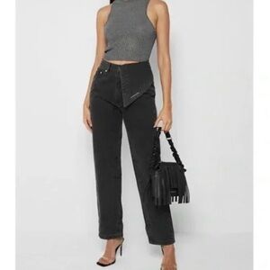 Maniere De Voir High Rise Black Jeans